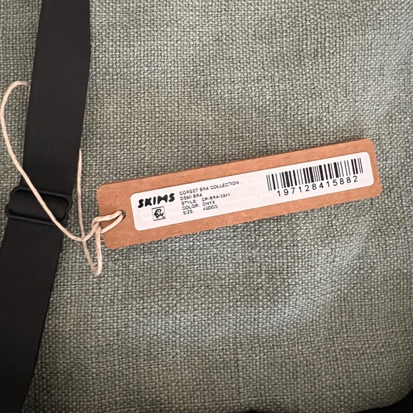 SKIMS Logo Shine Demo Corset Bra 46F/DDD - Picture 5 of 6